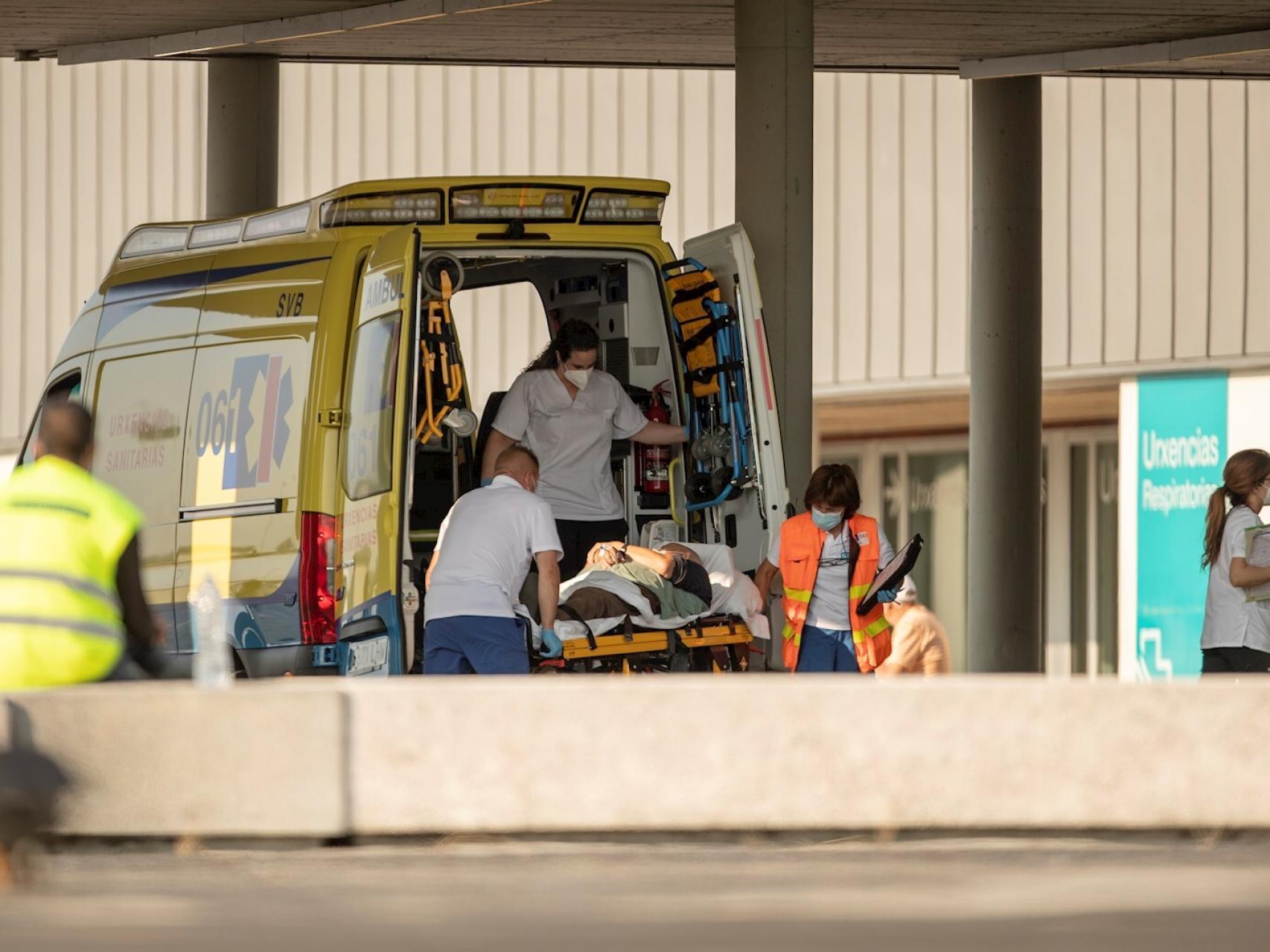 Ingresos hospitalarios durante la quinta ola de la Covid. EFE/ Eliseo Trigo