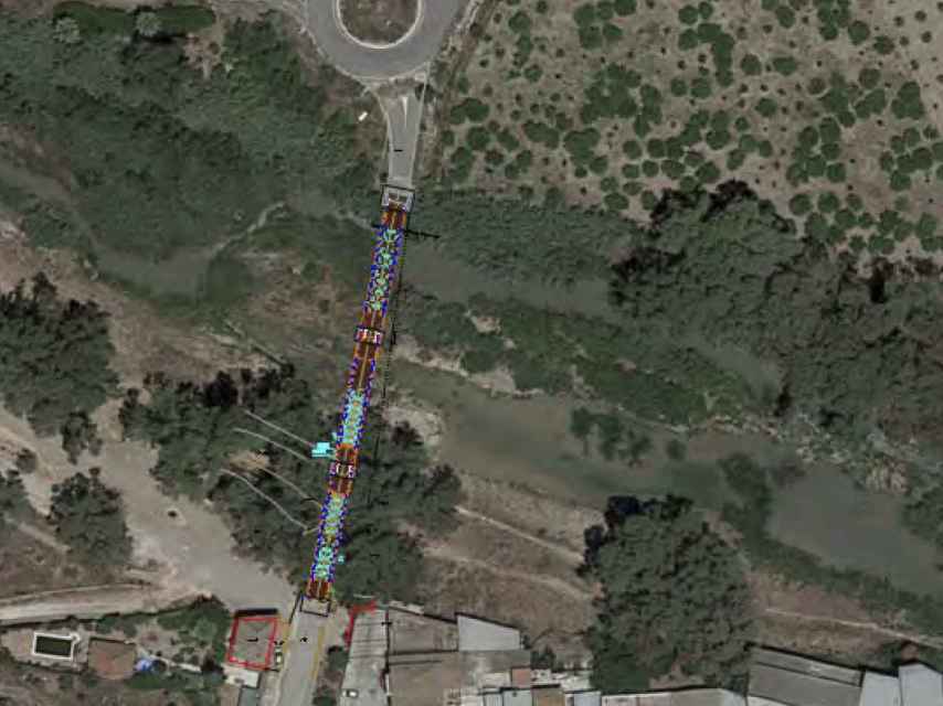 La nueva pasarela cruzará el río Guadalhorce.