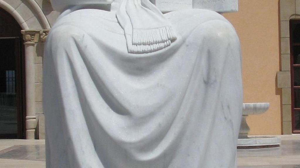 Una imagen de la estatua que hay del malagueño en Israel.