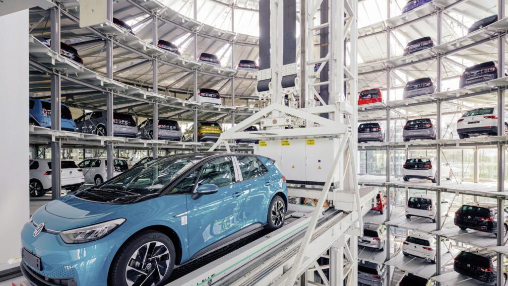 Imagen de la fábrica de cristal de Volkswagen.