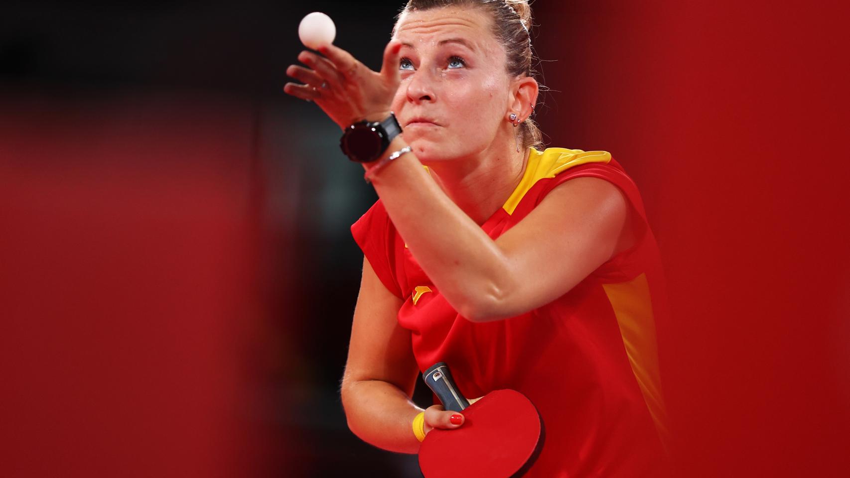 Galia Dvorak, en los Juegos Olímpicos