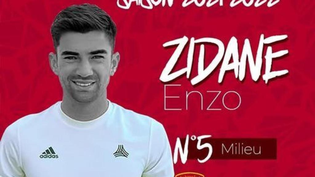 Enzo Zidane, nuevo futbolista del Rodez Aveyron Football