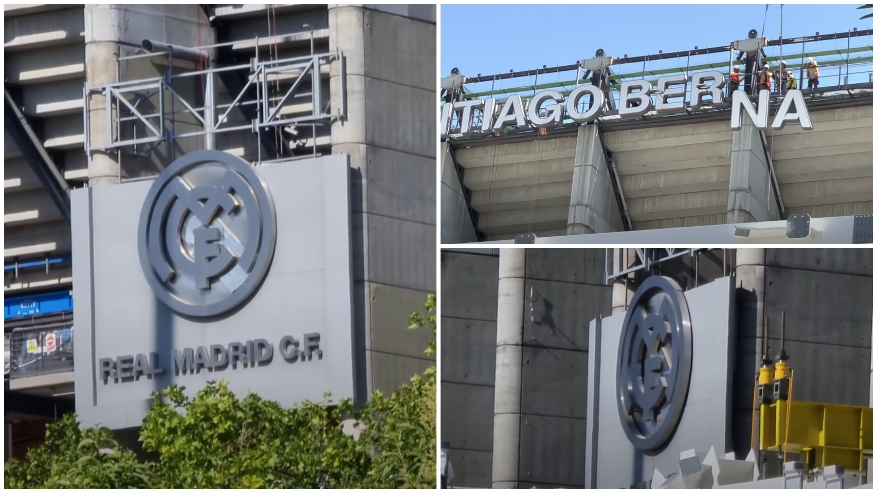 Imán Estadio Santiago Bernabéu con escudo Real Madrid