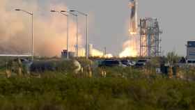 El cohete New Shepard de Blue Origin.
