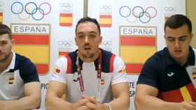 Rueda de prensa del equipo de halterofilia español