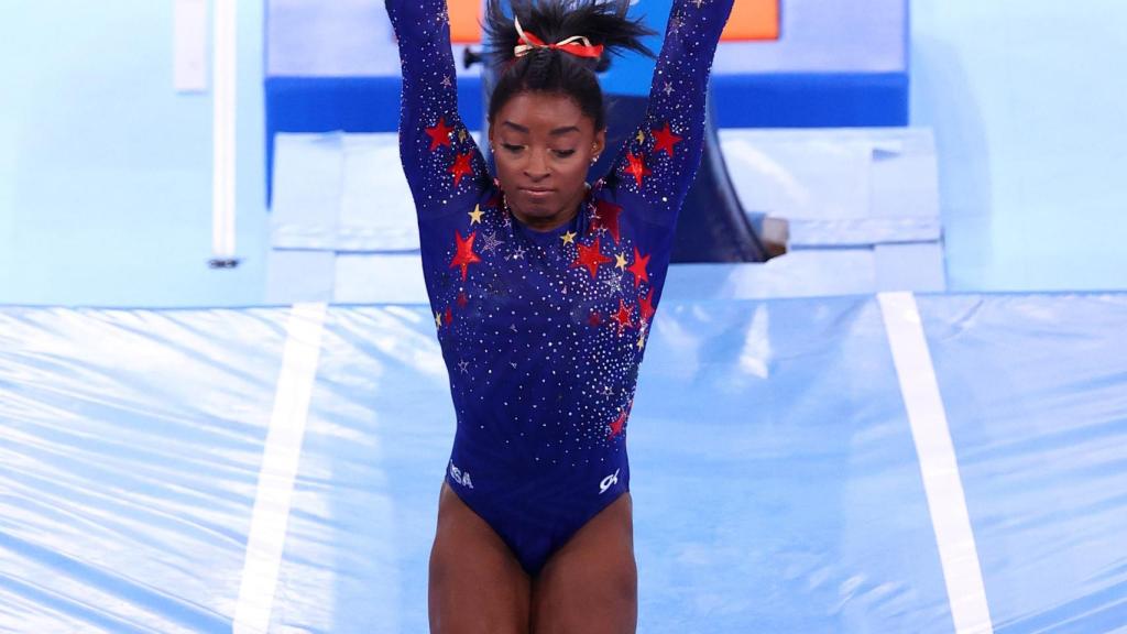 Simone Biles, en los Juegos Olímpicos de Tokio 2020