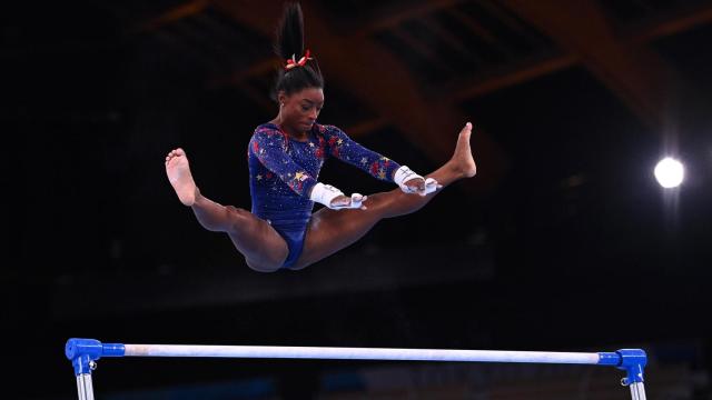 Simone Biles, en los Juegos Olímpicos de Tokio 2020