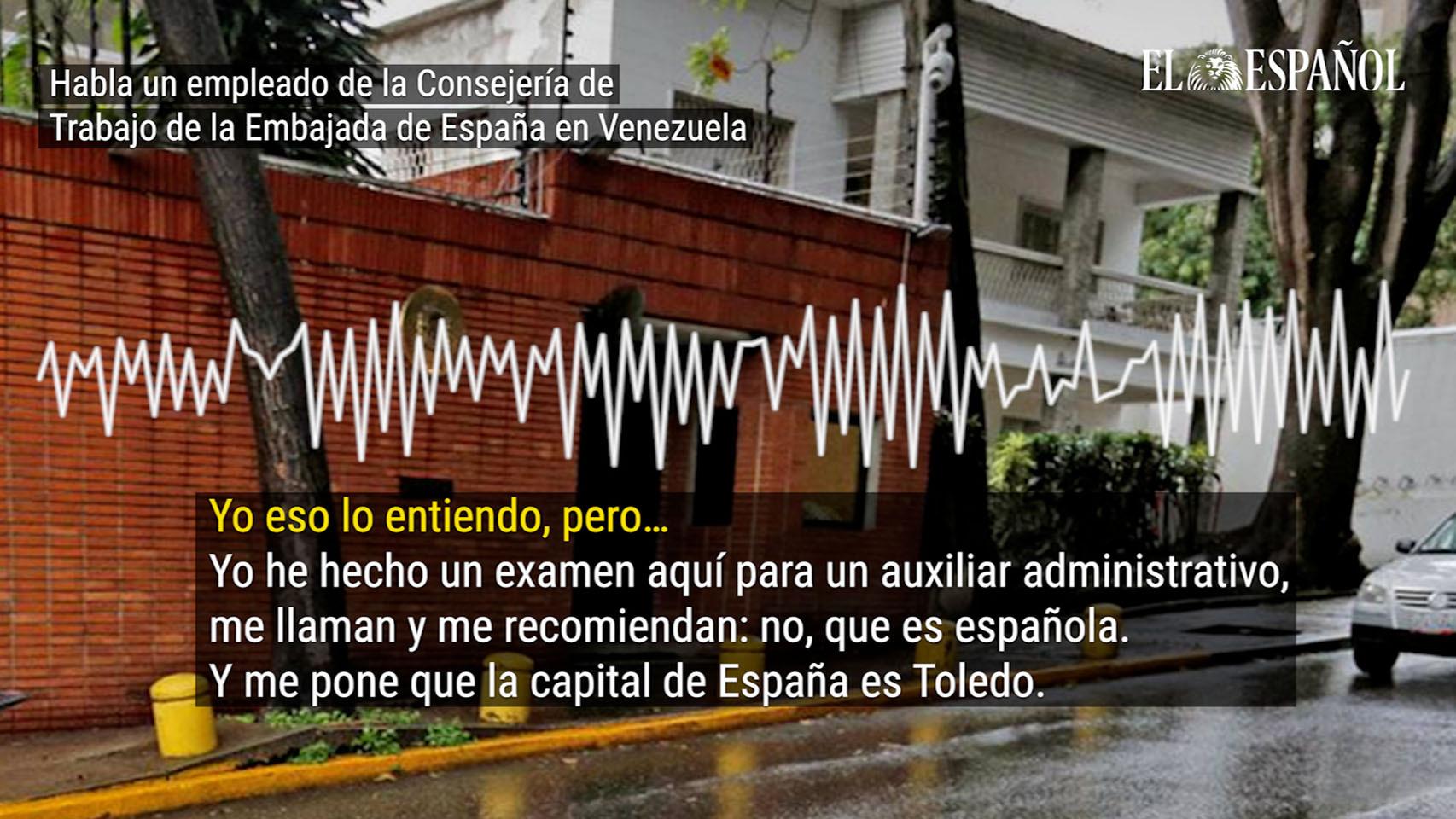 La embajada de España en Venezuela, desbordada