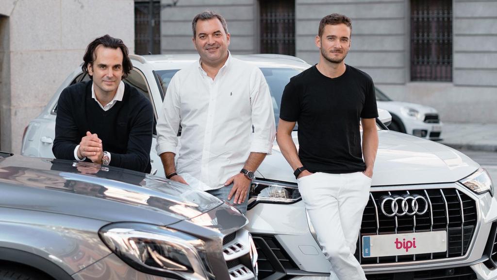 Equipo directivo de Bipi, de izquierda a derecha: Alejandro Vigaray, cofundador; José Luis Hernández, CSO y Hans Christ, cofundador.