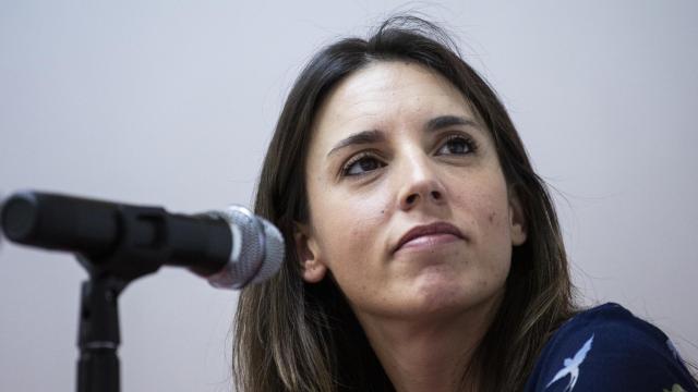 Irene Montero durante una charla en los Cursos de Verano de la Universidad Complutense 2021.