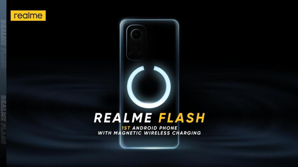Realme Flash , móvil con carga margnética