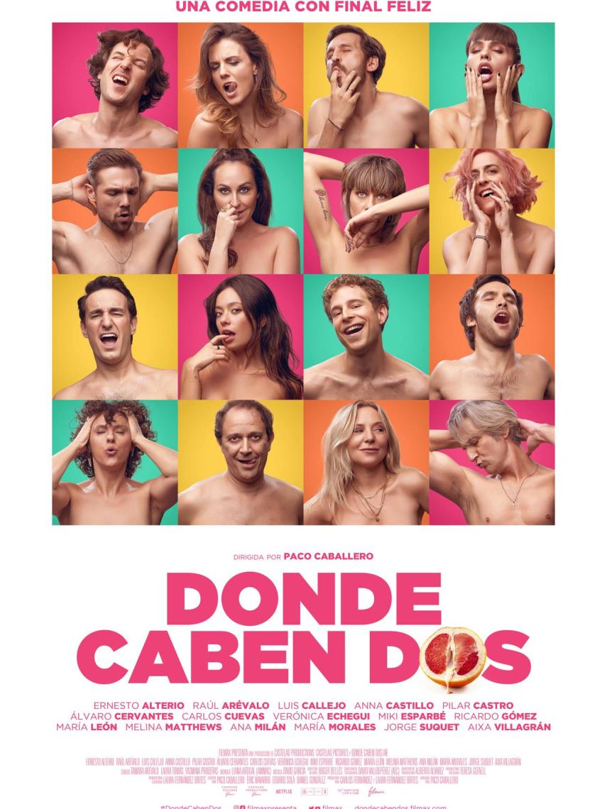 Poster de la película' Donde caben dos'.