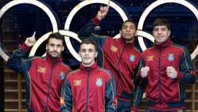 El equipo español de boxeo en los Juegos Olímpicos
