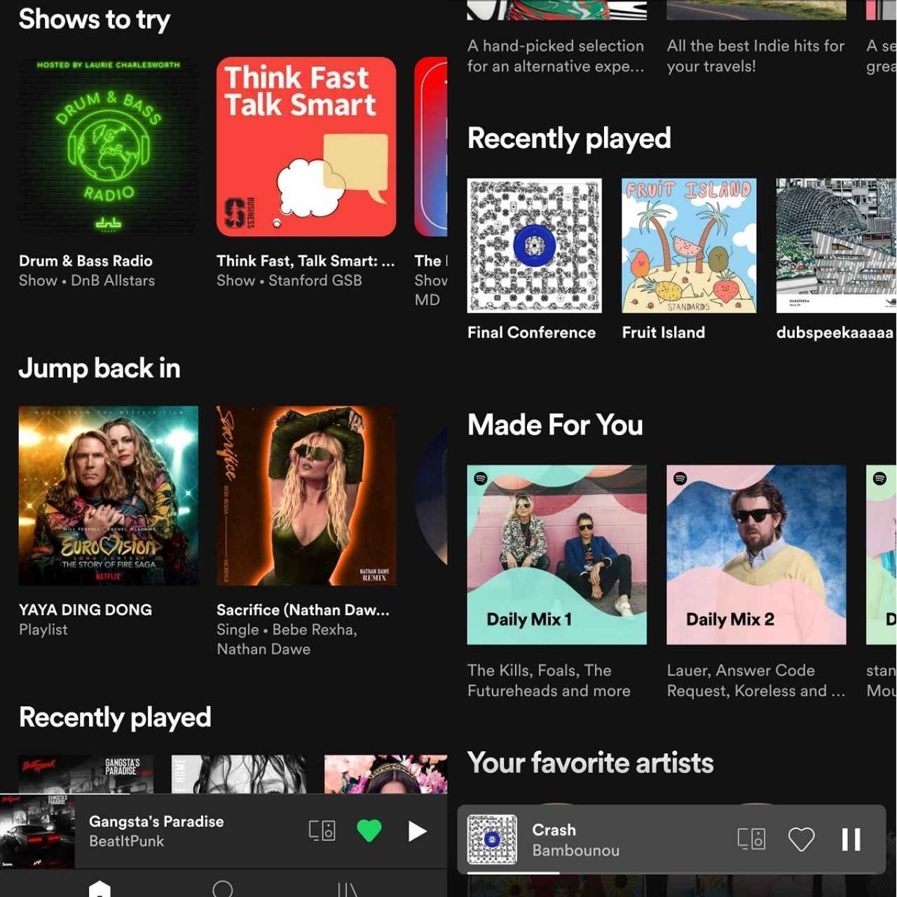 Spotify nueva barra de reproduccion