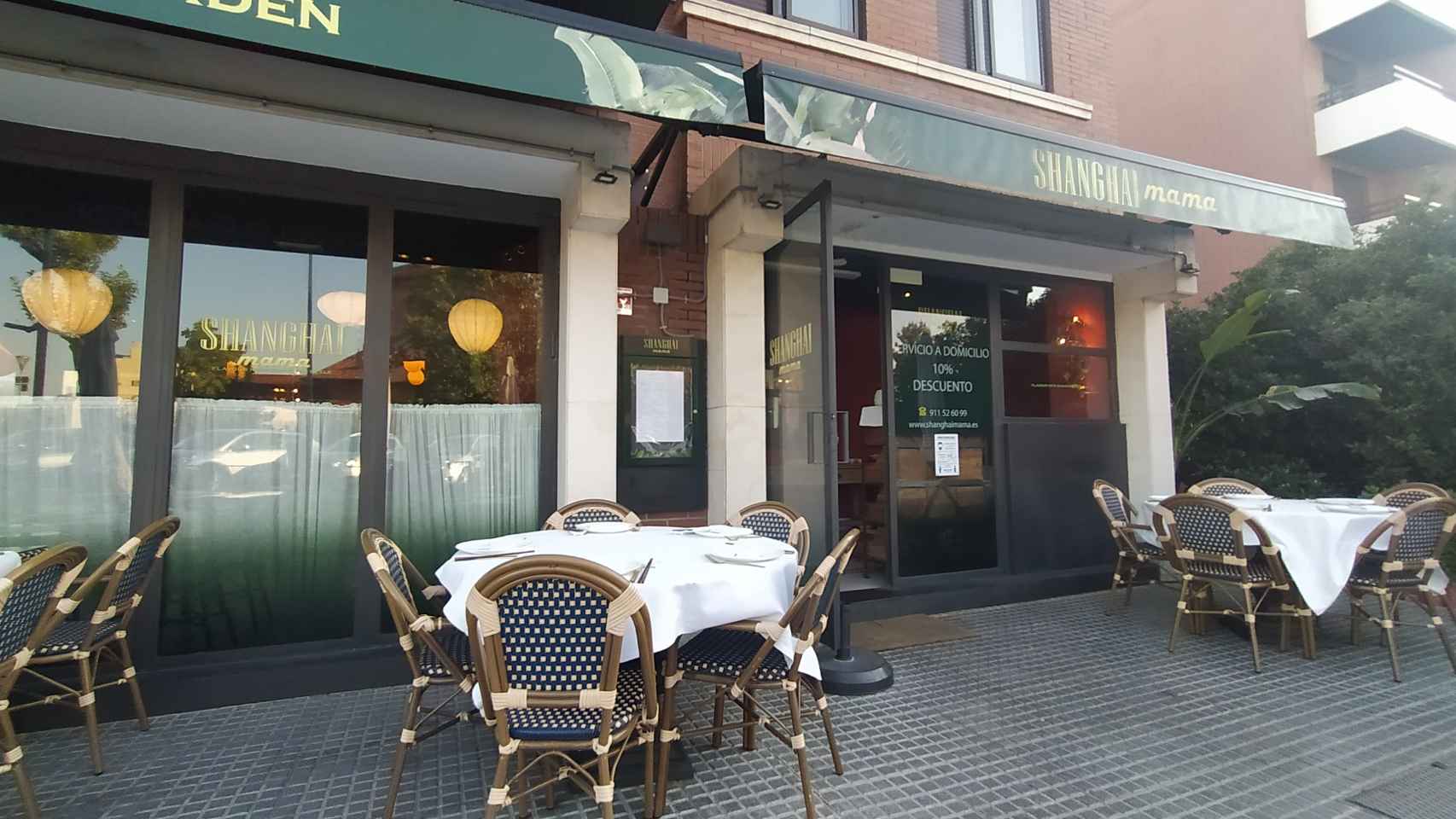 El restaurante Shanghai mama, situado en el número 1 de la calle Grecia, en Pozuelo de Alarcón (Madrid).