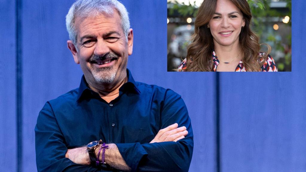 Carlos Sobera y Fabiola Martínez en montaje de JALEOS.