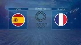 España - Francia, partido de balonmano masculino de los JJOO Tokio 2020