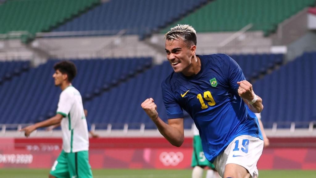 Reinier Jesús, en un partido de la selección de Brasil durante los Juegos Olímpicos de Tokio 2020