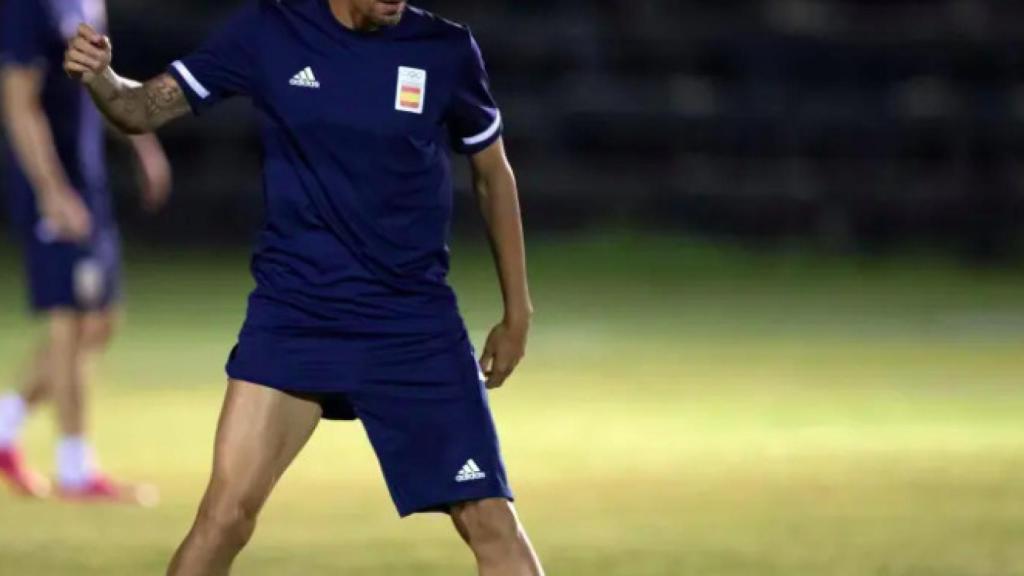 Ceballos con la selección olímpica de España
