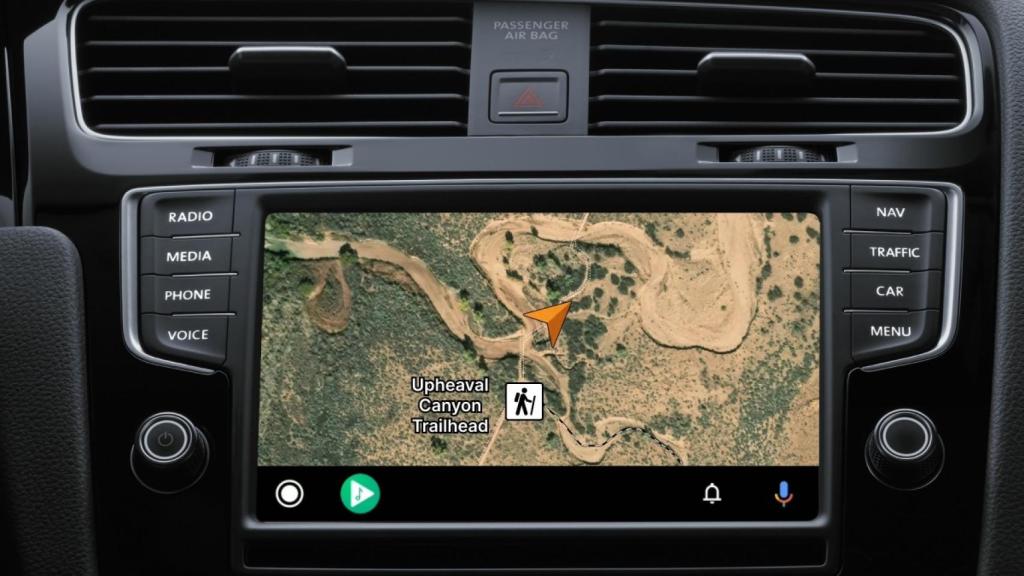 Android Auto Gaia GPS