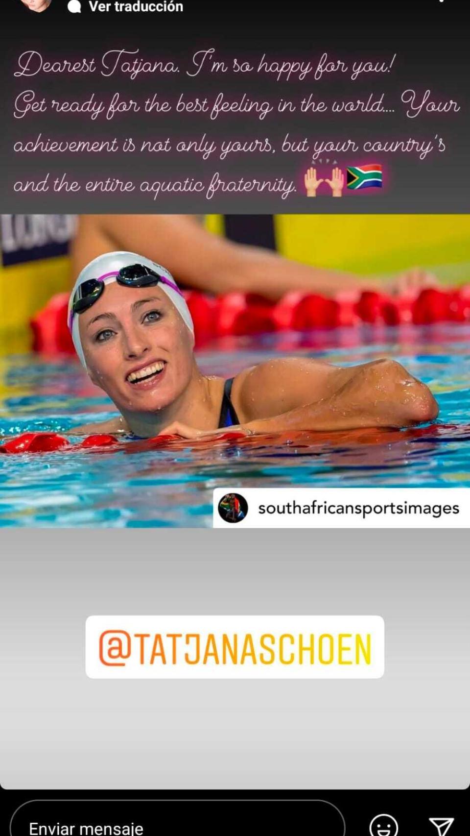 La imagen compartida por la princesa Charlène en su cuenta de Instagram