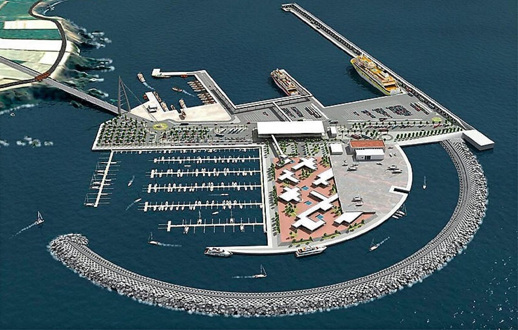 Borrador del proyecto del 'macropuerto' de Fonsalía