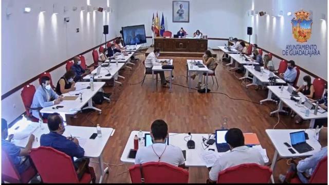 Pleno del ayuntamiento de Guadalajara