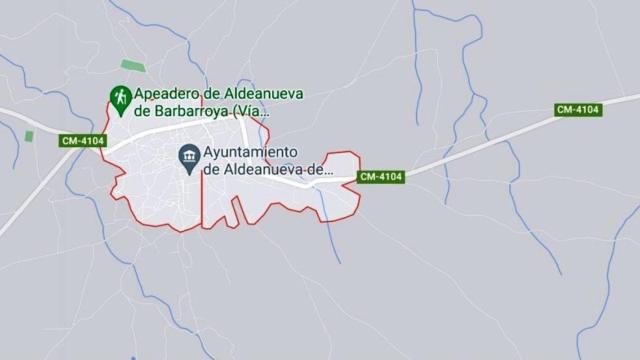 Aldeanueva de Barbarroya en Google Map