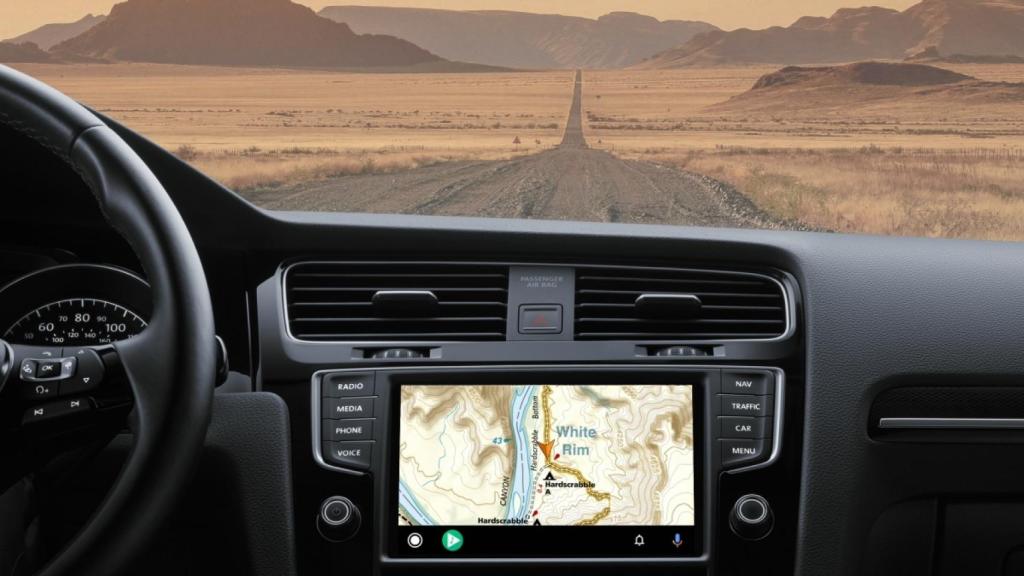 Android Auto expands its selection of mapping apps with Gaia GPS