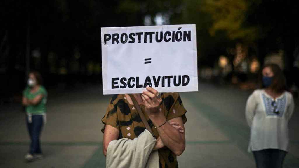 Imagen de archivo de una manifestación por la abolición de la prostitución.