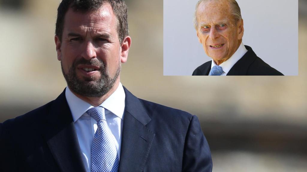 Peter Phillips, nieto de Isabel II, en montaje de JALEOS junto al duque.