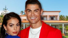 Cristiano Ronaldo junto a Georgina Rodríguez en montaje de JALEOS.