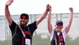 Fatima Galvez y Alberto Fernández, oro olímpico en tiro en Tokio 2020