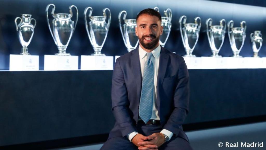 Dani Carvajal, tras firmar su renovación