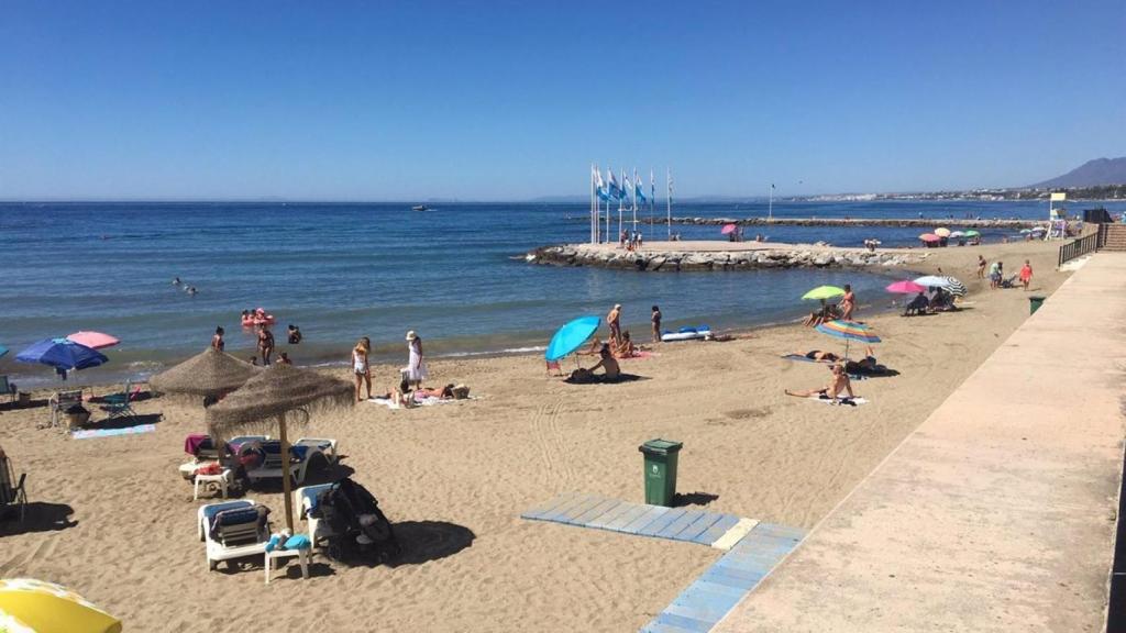 Una playa de Málaga.