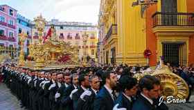 Una foto de la Cofradía de los Estudiantes de Málaga.