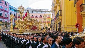 Una foto de la Cofradía de los Estudiantes de Málaga.
