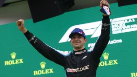 Esteban Ocon ha ganado el Gran Premio de Hungría este domingo.