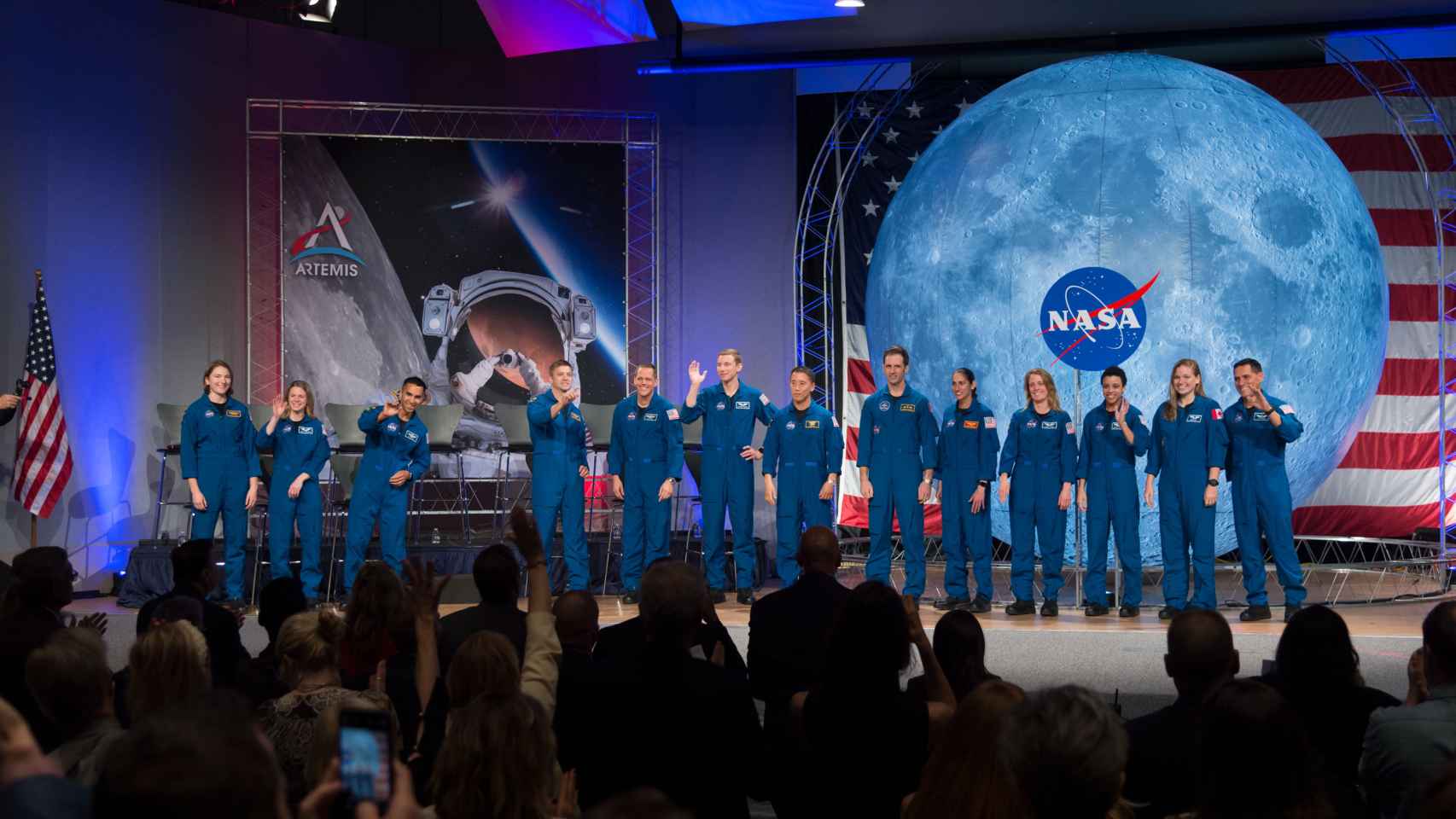 Astronautas de la NASA.