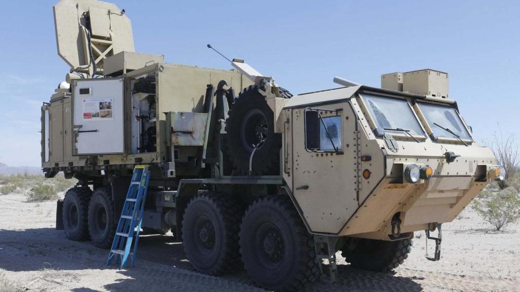 Camión con el Active Denial System