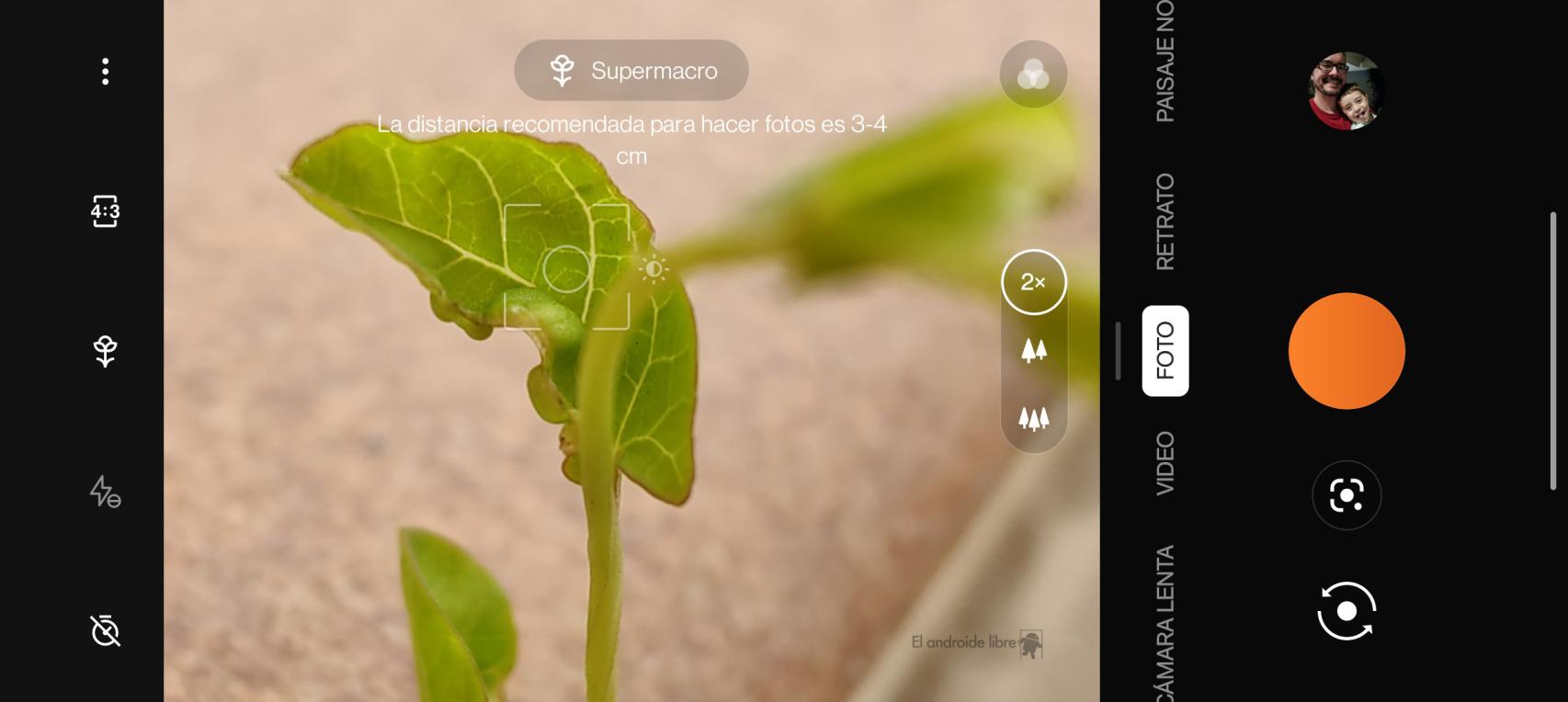Modo macro en el OnePlus 9 Pro