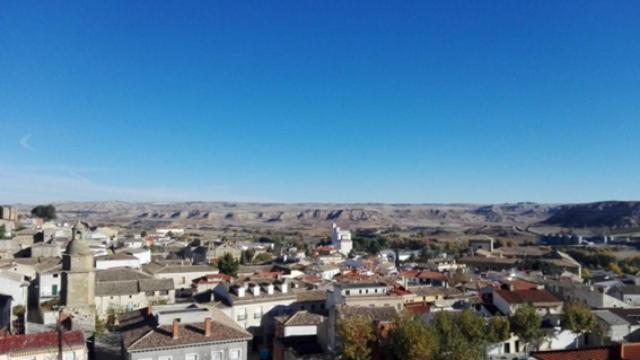 Vista panorámica de Huete (Cuenca).