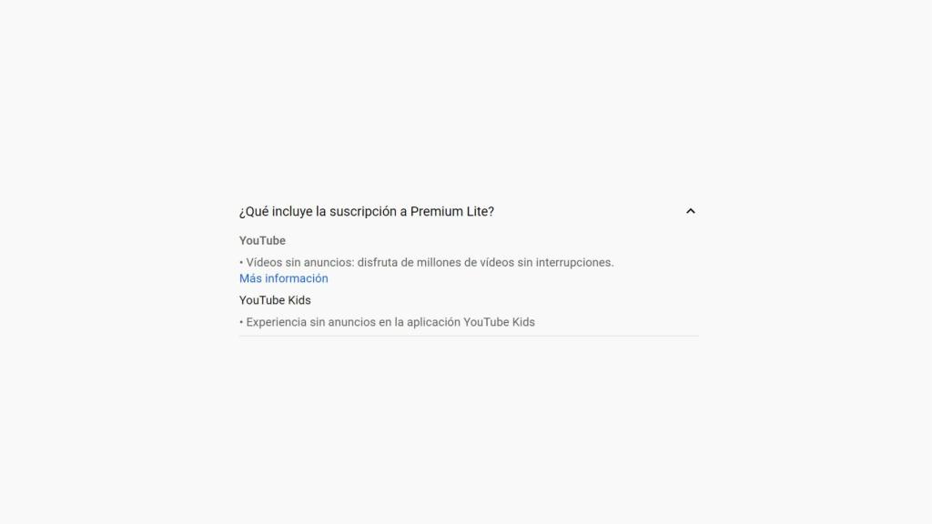 YouTube Premium Lite