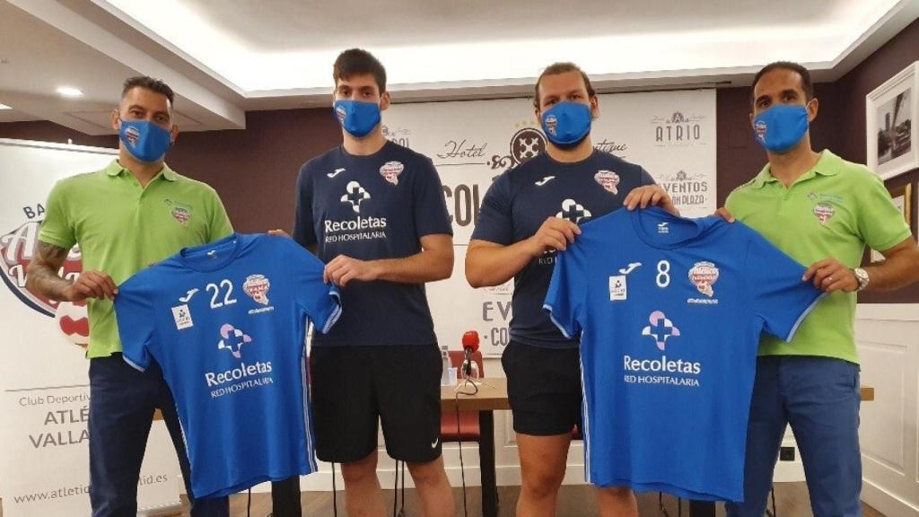 El Recoletas presenta a dos nuevos gladiadores azules, Dani Ramos y Robert  Rosell