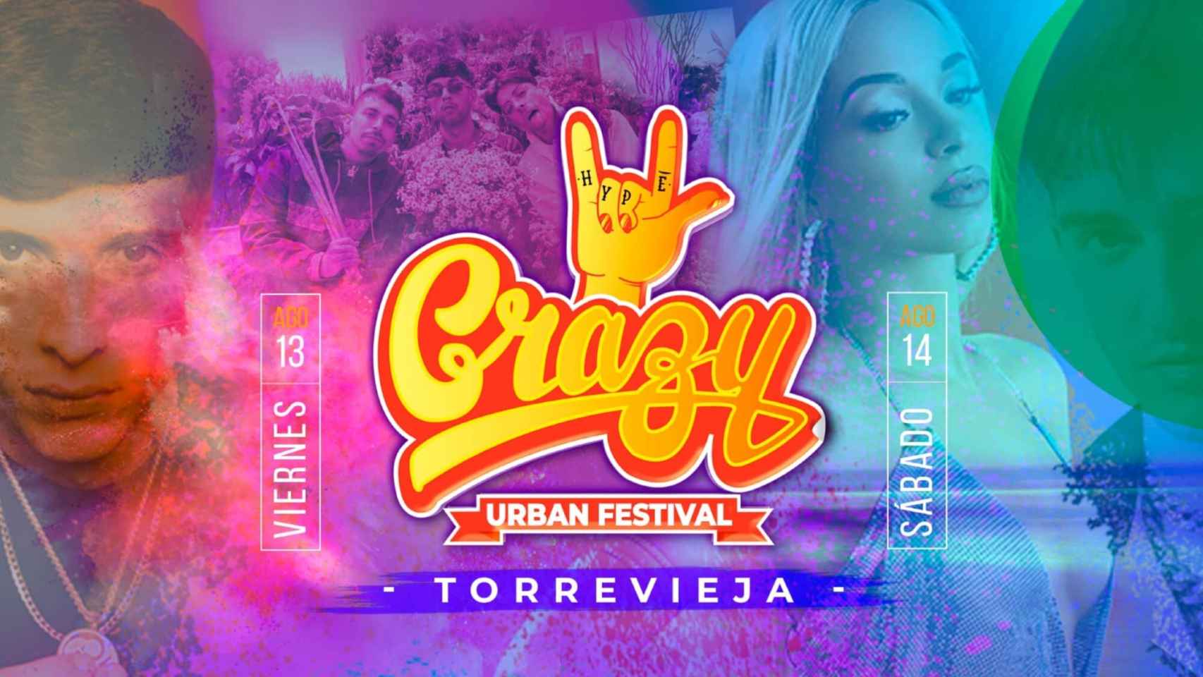 Torrevieja se prepara para recibir a Bad Gyal, Recycled y Locoplaya en el 'Crazy Urban Festival'