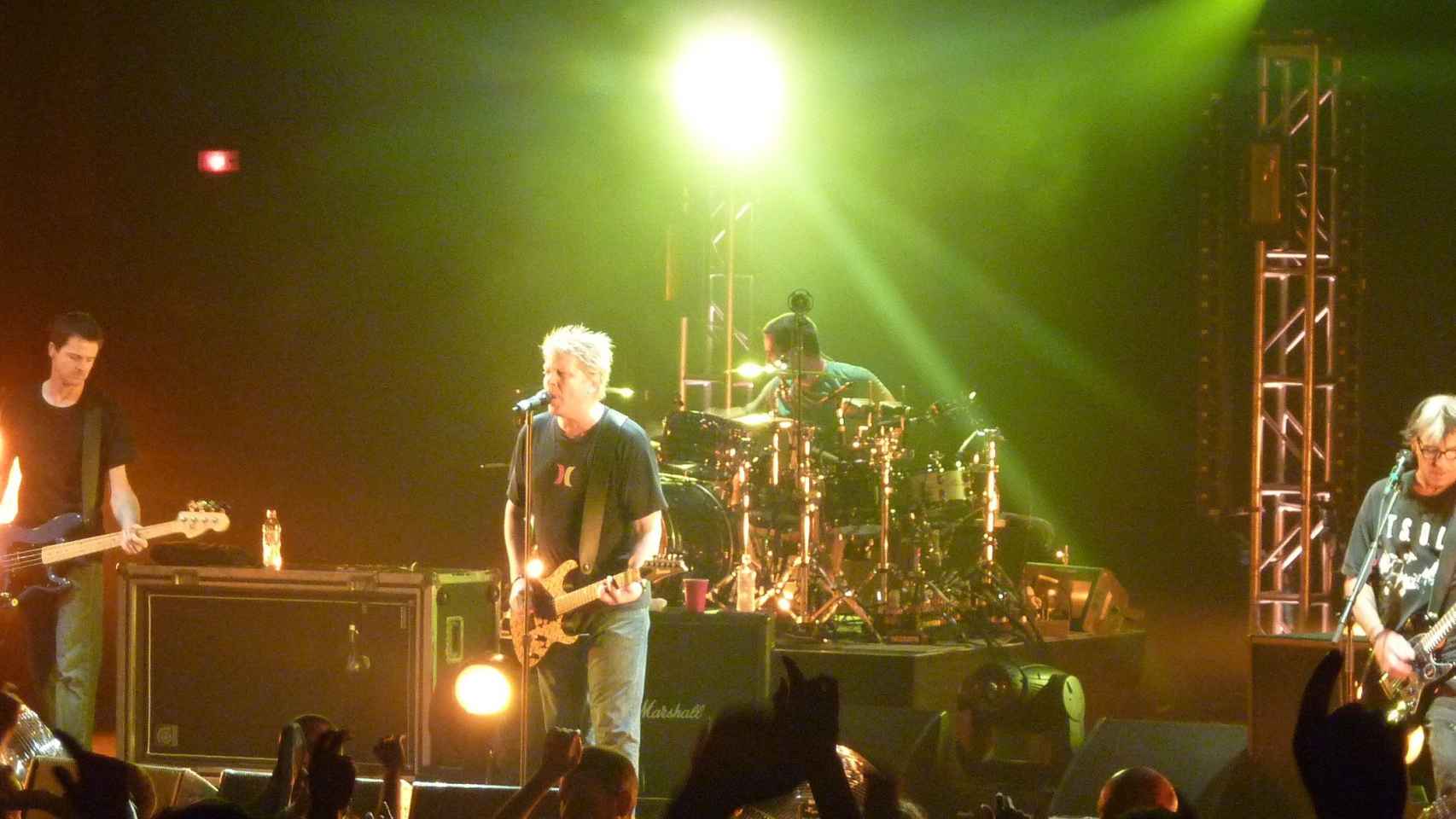The Offspring durante una actuación en Londres en 2009.