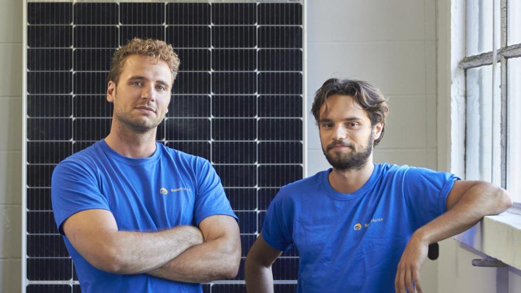 Wouter Draijer y Victor Gardrinier son los cofundadores de SolarMente.