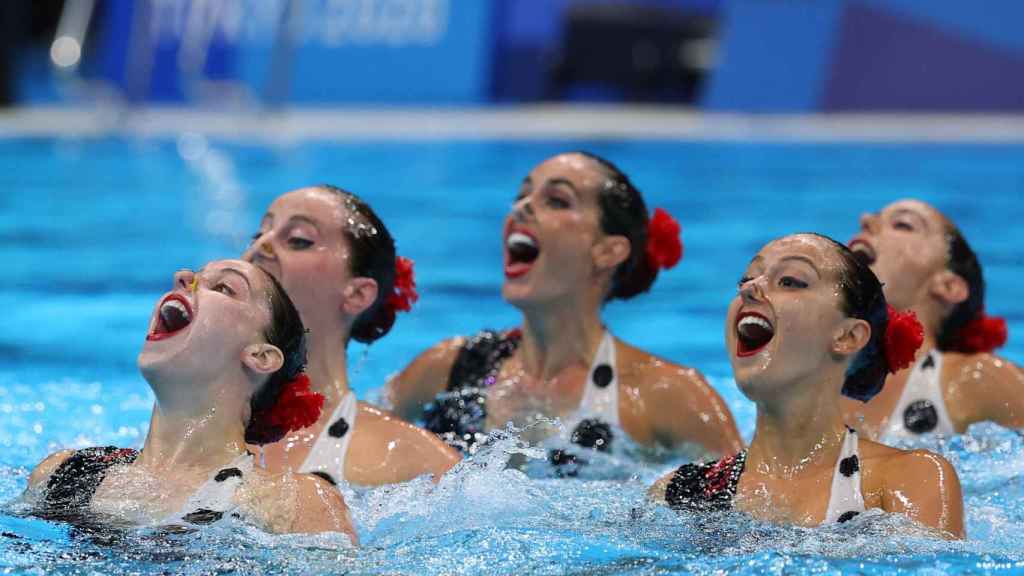 El equipo de España en natación sincronizada en los Juegos Olímpicos de Tokio 2020