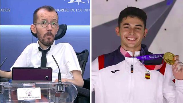 Echenique y Alberto Ginés en un fotomontaje.