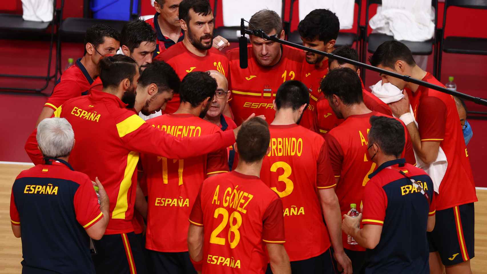 La selección de España de balonmano masculino, en los Juegos Olímpicos